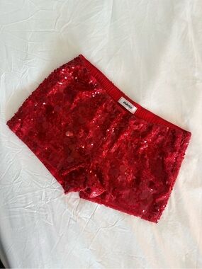 Danielle Guizio Sequin Shorts